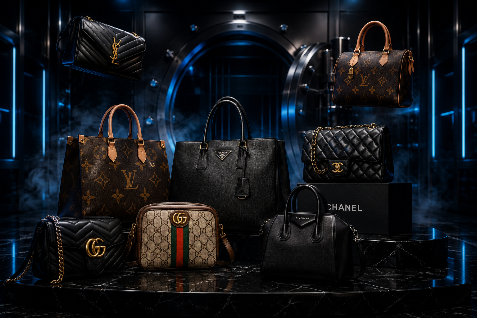 Handbags Vault artwork